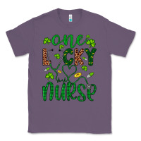 Lavender Leopard Glitter One Lucky Nurse Classic Tee - Artiststas