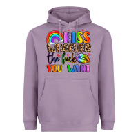 Lavender kiss whoever the fuck you want Heavyweight Hoodie - LillyAllenDesigns