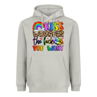 Kiss Whoever The Fuck You Want Heavyweight Hoodie | Teevron