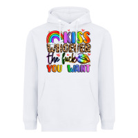 White kiss whoever the fuck you want Heavyweight Hoodie - LillyAllenDesigns
