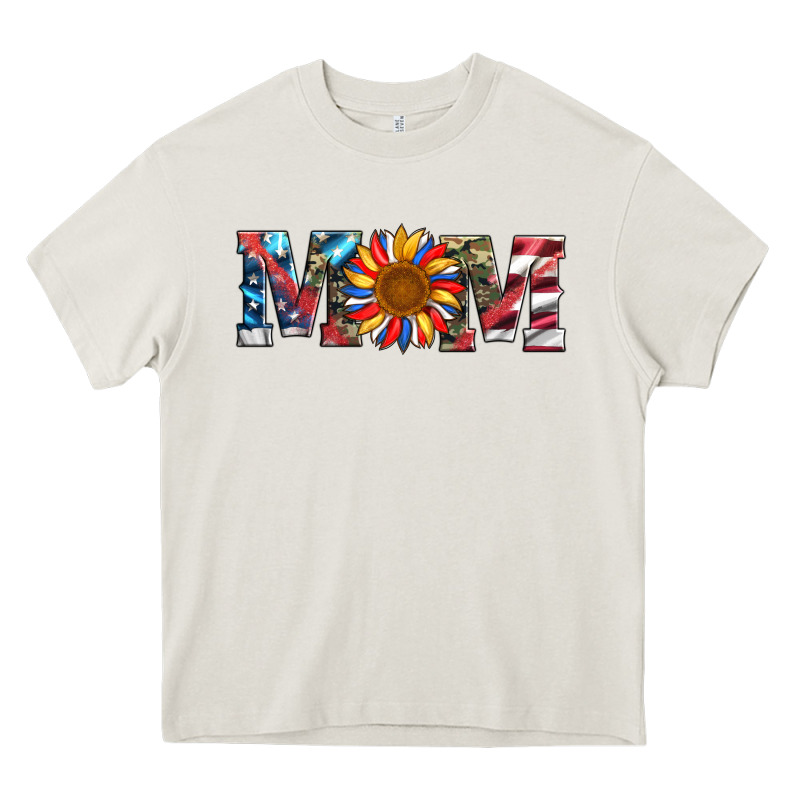 Mom With Sunflower Heavy Core Tee by Artiststas | Teevron