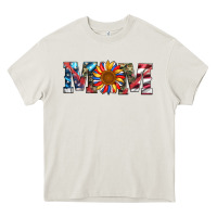 Cream mom with sunflower Heavy Core Tee - Artiststas