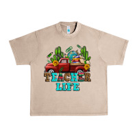 French Oak teacher life western truck and books Urban Heavy Tee - AdoDesignShop