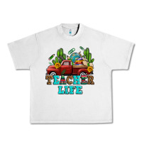 Lunar Rock teacher life western truck and books Urban Heavy Tee - AdoDesignShop