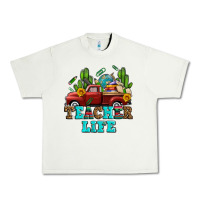 Pistachio teacher life western truck and books Urban Heavy Tee - AdoDesignShop