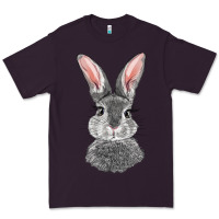 Plum Bunny Face Premium Tee - RanaPortraitStore