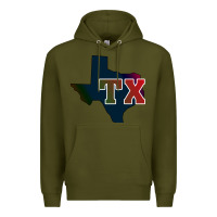 Army Green Texas Premium Hoodie - Bettercallsaul