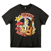 Asphalt hippie soul with peace Heavy Core Tee - texasbilliewilder