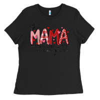 This Mama Wears Her Heart On Her Gleeve Ladies Tee | Teevron