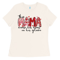 Bone this mama wears her heart on her gleeve Ladies Tee - MaliasSmallBusiness