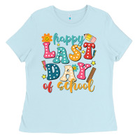 Baby Blue happy last day of school Ladies Tee - JahusDesignShop