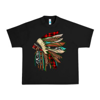Black christmas indian headdress Urban Heavy Tee - JahusDesignShop