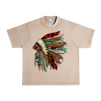 French Oak christmas indian headdress Urban Heavy Tee - JahusDesignShop
