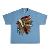 Pebble Blue christmas indian headdress Urban Heavy Tee - JahusDesignShop