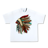 White christmas indian headdress Urban Heavy Tee - JahusDesignShop