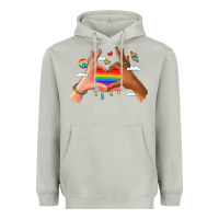 Moon Dust lgbtq pride hands Heavyweight Hoodie - LillyAllenDesigns