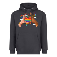 Smoke lgbtq pride hands Heavyweight Hoodie - LillyAllenDesigns