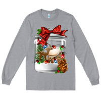 Heather Grey Christmas cookie jar Long Sleeve Tee - Jasminsmagicworld