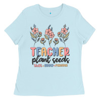Baby Blue teacher plant seeds that grow forever Ladies Tee - MaliasSmallBusiness