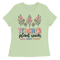 Matcha teacher plant seeds that grow forever Ladies Tee - MaliasSmallBusiness