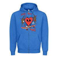True Royal cooler than cupid Zipper Hoodie - MaliasSmallBusiness