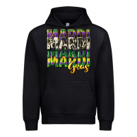 Black cowhide mardi gras Urban Hoodie - CowGirlArtShop