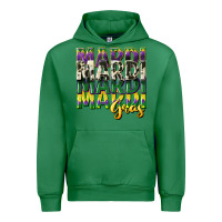 Emerald cowhide mardi gras Urban Hoodie - CowGirlArtShop