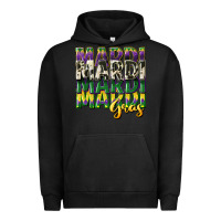 Pigment Black cowhide mardi gras Urban Hoodie - CowGirlArtShop