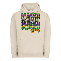 Pigment French Oak cowhide mardi gras Urban Hoodie - CowGirlArtShop