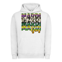 Pigment Lunar Rock cowhide mardi gras Urban Hoodie - CowGirlArtShop