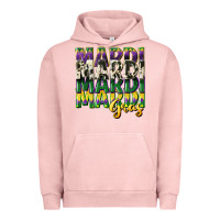 Pigment Salmon cowhide mardi gras Urban Hoodie - CowGirlArtShop