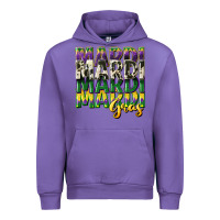 Tulip cowhide mardi gras Urban Hoodie - CowGirlArtShop