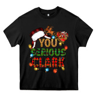 Black you serious clark Heavy Core Tee - Zillion Design Studio