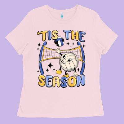 Ladies Tee tis the season volleyball