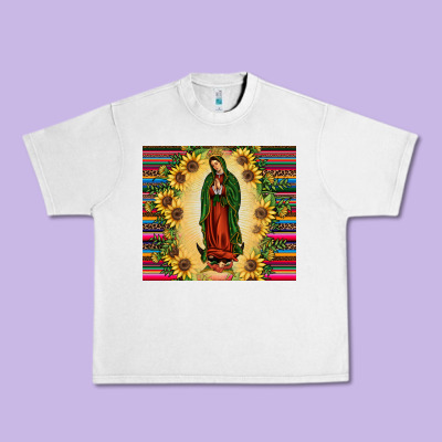 Our Lady Of Guadalupe Urban Heavy Tee Designed By Jahusdesignshop