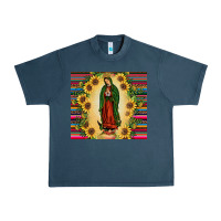 Midnight Navy our lady of guadalupe Urban Heavy Tee - JahusDesignShop