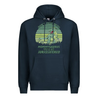 Navy Don t Mess With Mamasaurus You ll Get Jurasskicked Premium Hoodie - Bettercallsaul