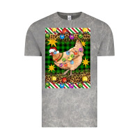 Cloud Rock Christmas Chicken Vintage Tee - Artiststas