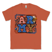Copper Army Veteran leopard frame 4th of July Classic Tee - LillyAllenDesigns