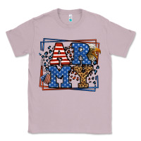 Lilac Army Veteran leopard frame 4th of July Classic Tee - LillyAllenDesigns