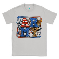 Moon Dust Army Veteran leopard frame 4th of July Classic Tee - LillyAllenDesigns