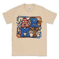 Mushroom Army Veteran leopard frame 4th of July Classic Tee - LillyAllenDesigns