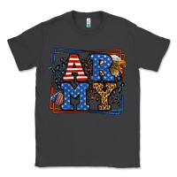 Smoke Army Veteran leopard frame 4th of July Classic Tee - LillyAllenDesigns