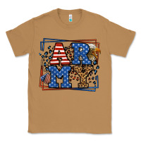 Toasted Coconut Army Veteran leopard frame 4th of July Classic Tee - LillyAllenDesigns