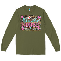 Army Green blessed nurse Long Sleeve Tee - BarkalooDesign