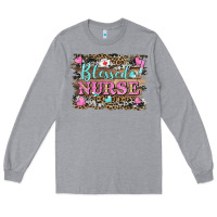 Heather Grey blessed nurse Long Sleeve Tee - BarkalooDesign