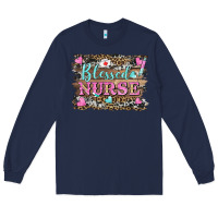 Navy blessed nurse Long Sleeve Tee - BarkalooDesign