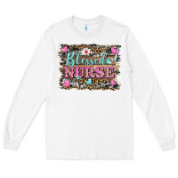 White blessed nurse Long Sleeve Tee - BarkalooDesign