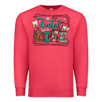 Cardinal Dental life leopard frame Premium Sweatshirt - LillyAllenDesigns