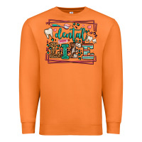 Carrot Dental life leopard frame Premium Sweatshirt - LillyAllenDesigns